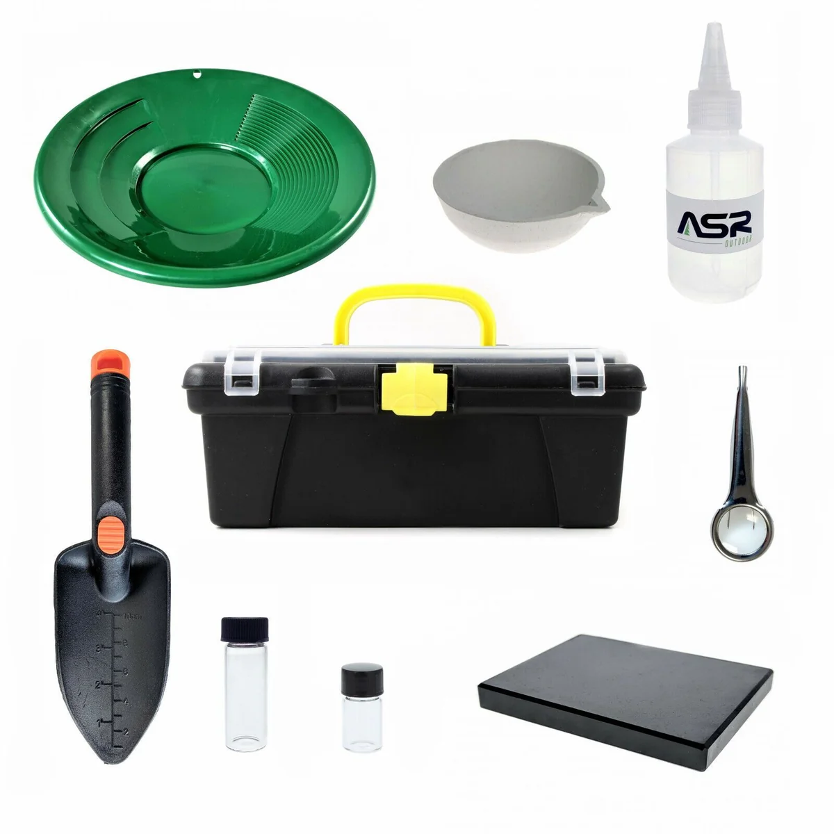 Exclusive Gold Mine Panning Equipment Supplies Kit 21 Pcs Authentic