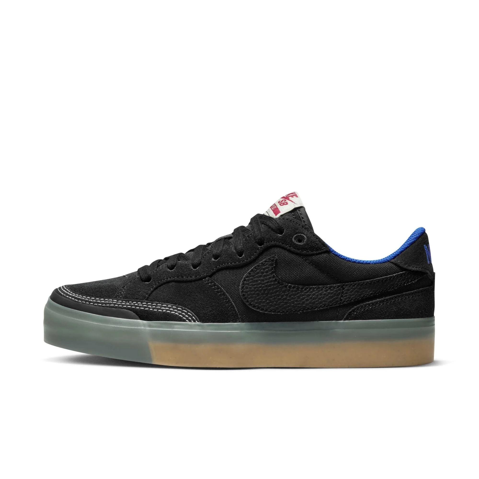 Breathable Nike Women's Sb Zoom Pogo Plus Premium 'Black Gum' Sneakers Practical
