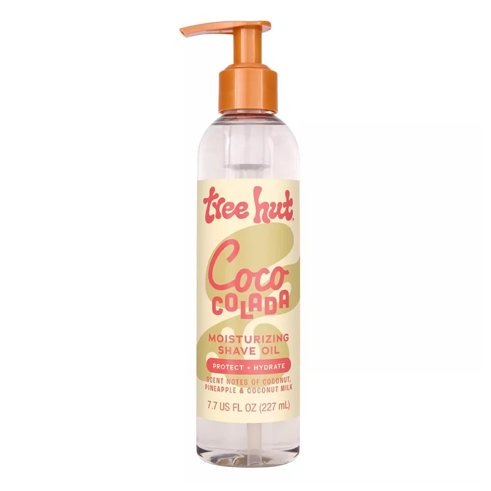 Stylish Tree Hut Coco Colada Moisturizing Shave Oil Unique Gel to Oil Formula Provides an Effortless Glide and Ample Hydration for Silky Smooth Skin 7.7Oz 227ml Fast