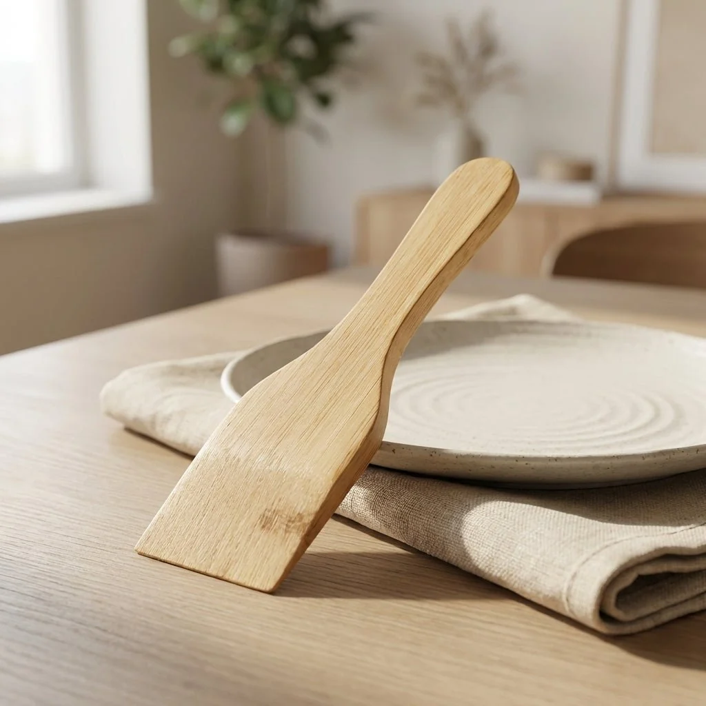 Premium Bamboo Raclette Grill Spatula Comfortable