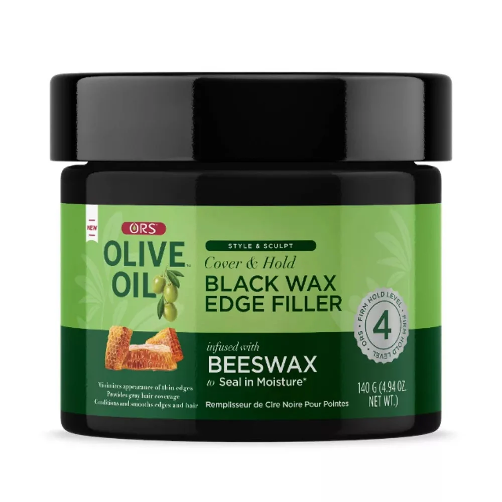Breathable Ors Olive Oil Edge Filler Hair Wax Black 4.9 Oz Green