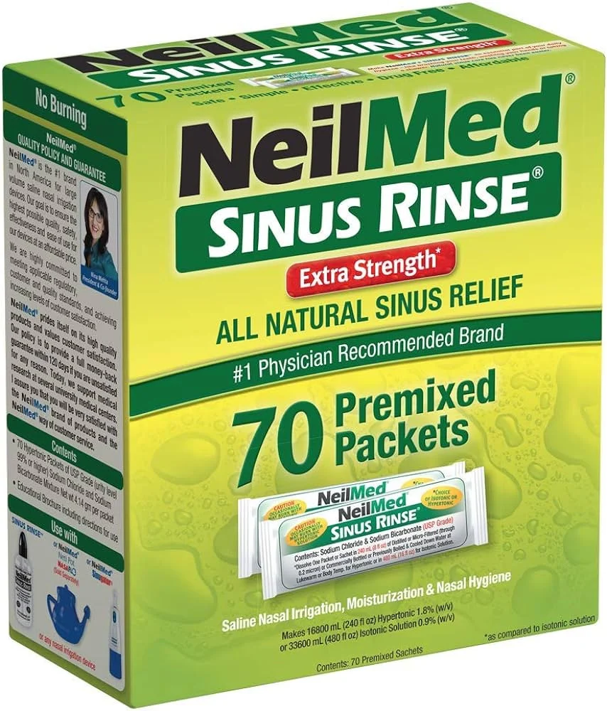 Reliable Neilmed Sinus Rinse Extra Strength Premixed Packets 70 Ea Safe