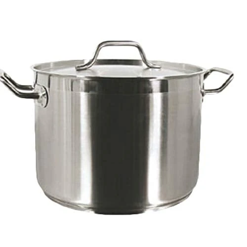 Durable Large 60 Qt Stock Pot W Lid Stainless Steel Commercial Grade -NSF Versatile