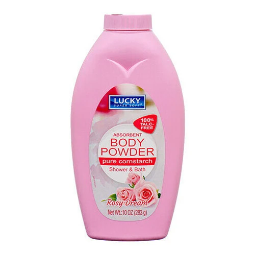 Smart Lucky Super Soft Absorbent Body Powder Rosy Dream 10 Oz Trendy