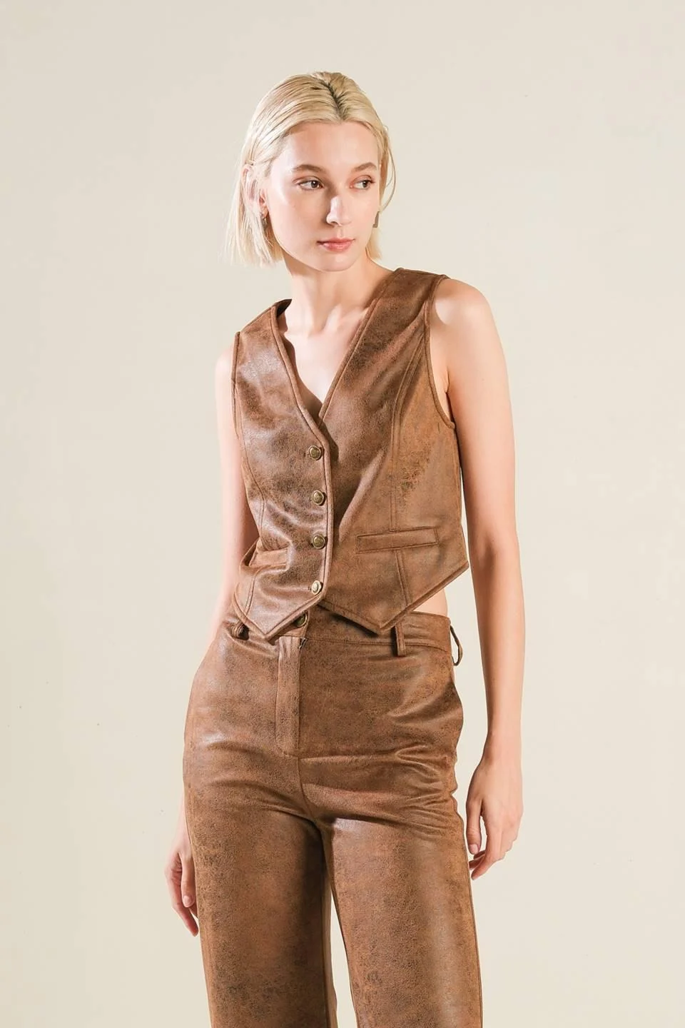 Effective A Gift From Love Leather Vest Minimalist
