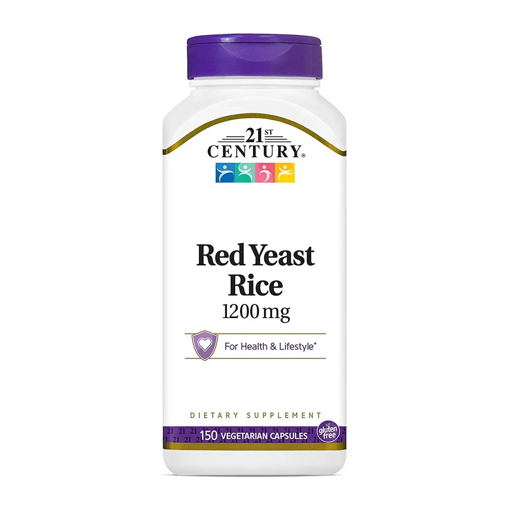 Relaxed 21St Century Red Yeast Rice Extract Vegetarian Capsules - 150 Ea Fine Crafted