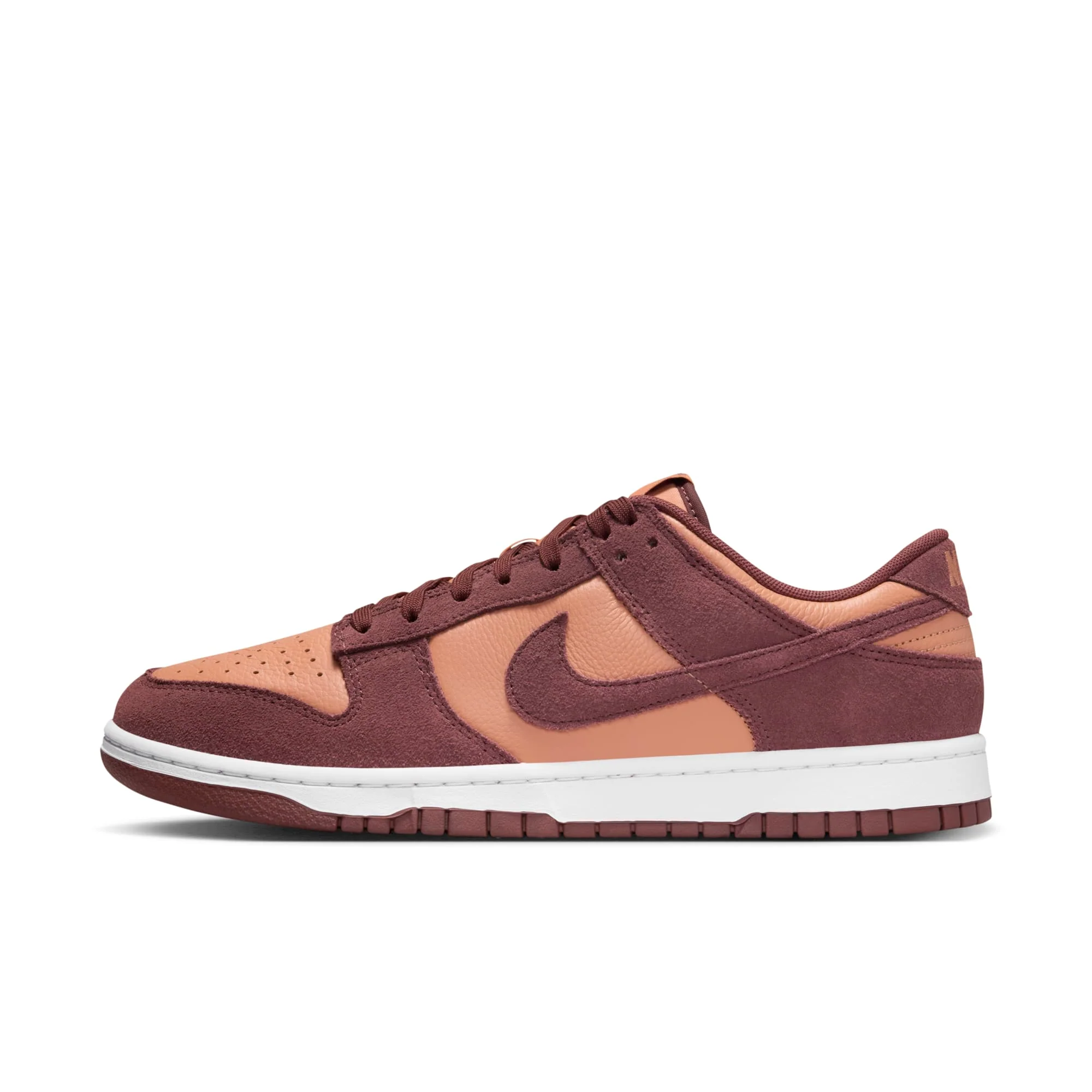 Solid Nike Men's Dunk Low Retro Se Leather Suede Sneakers Casual