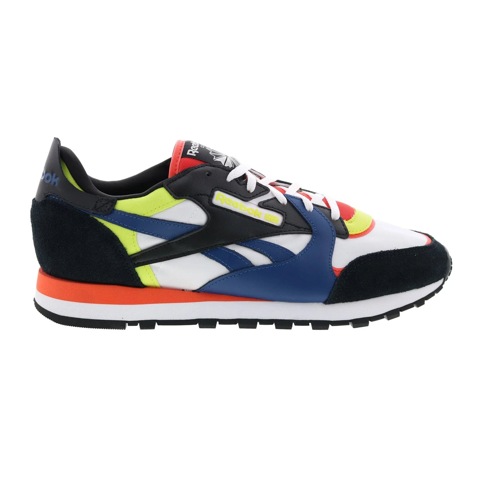 Solid Reebok Men's Classic Leather Sneakers Secure