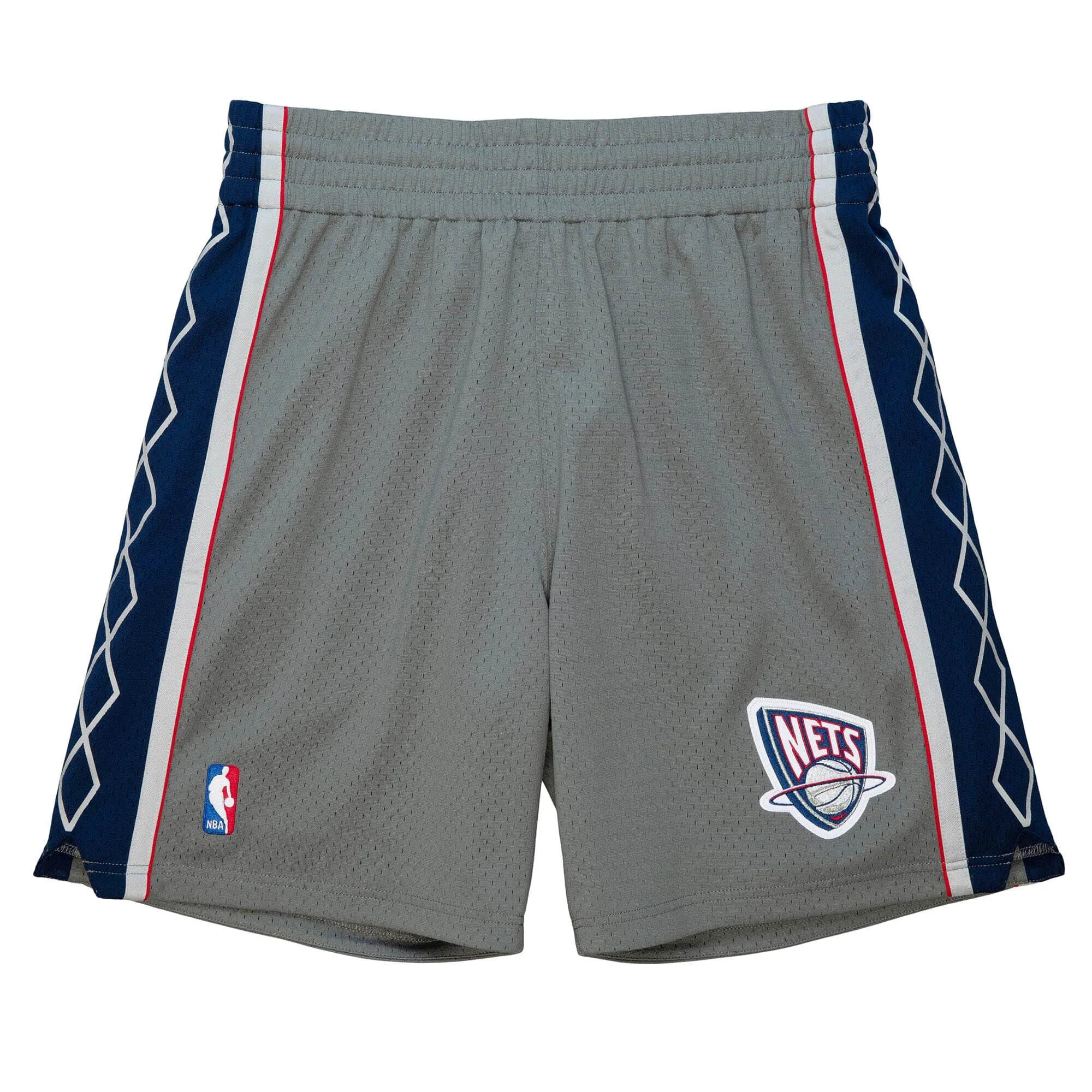 Detailed Mitchell Ness NBA Shorts Alt. New Jersey Nets 2004 Authentic