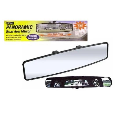 Organic 12 Long Panoramic Rear View Mirror Attachment for Car Truck Wide Rearview Auto Optimized
