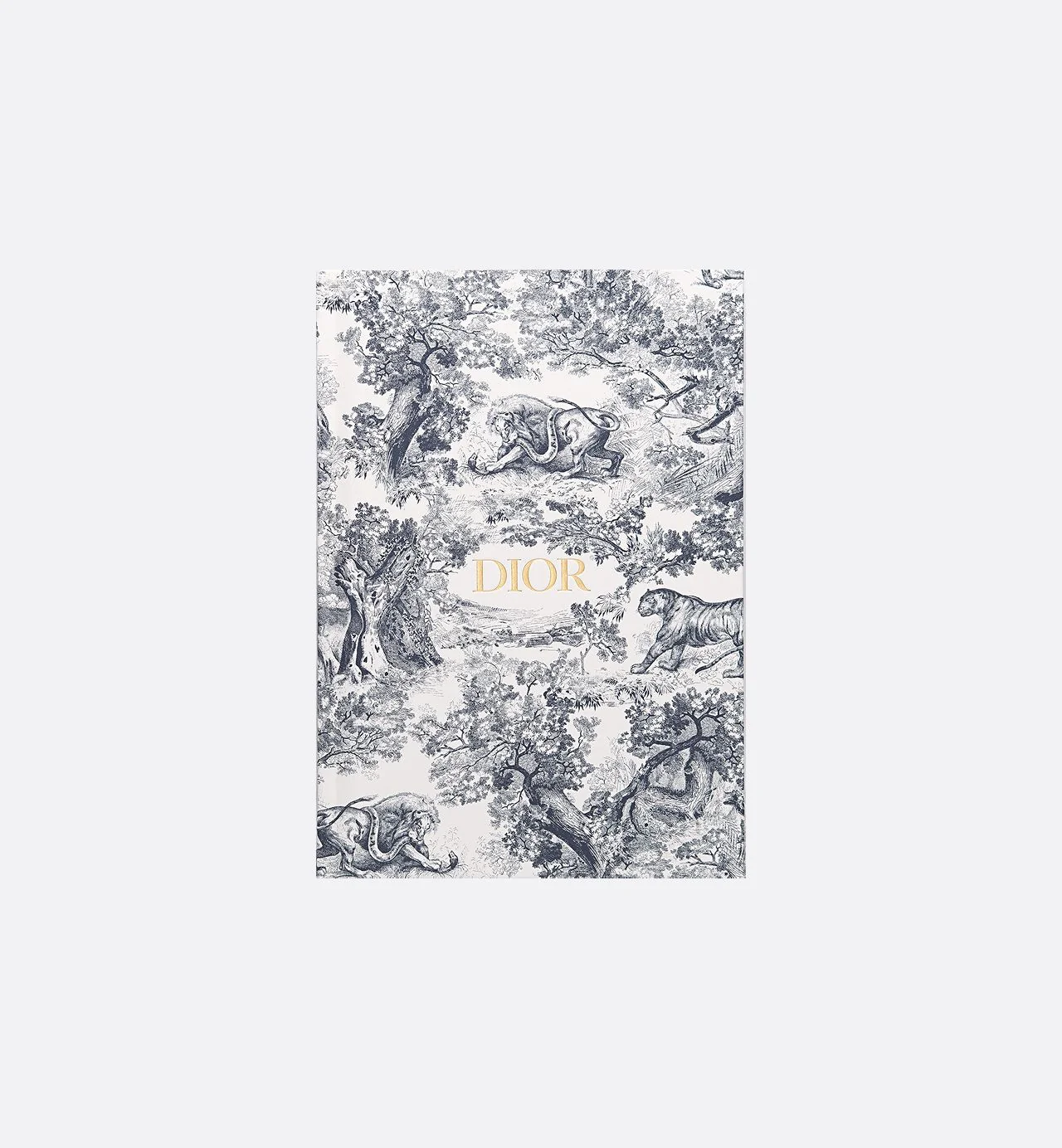Reusable CHRISTIAN DIOR NOTEBOOK BLUE TOILE DE JOUY Detailed