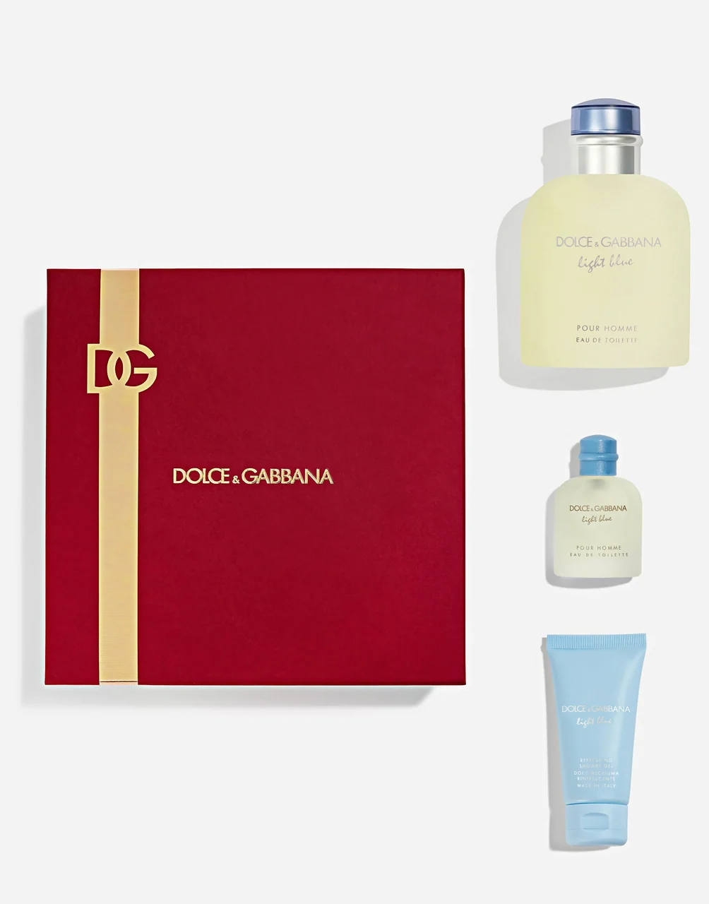Lightweight Light Blue by Dolce and Gabbana 125ml EDT Gift Set 1 Set Clean