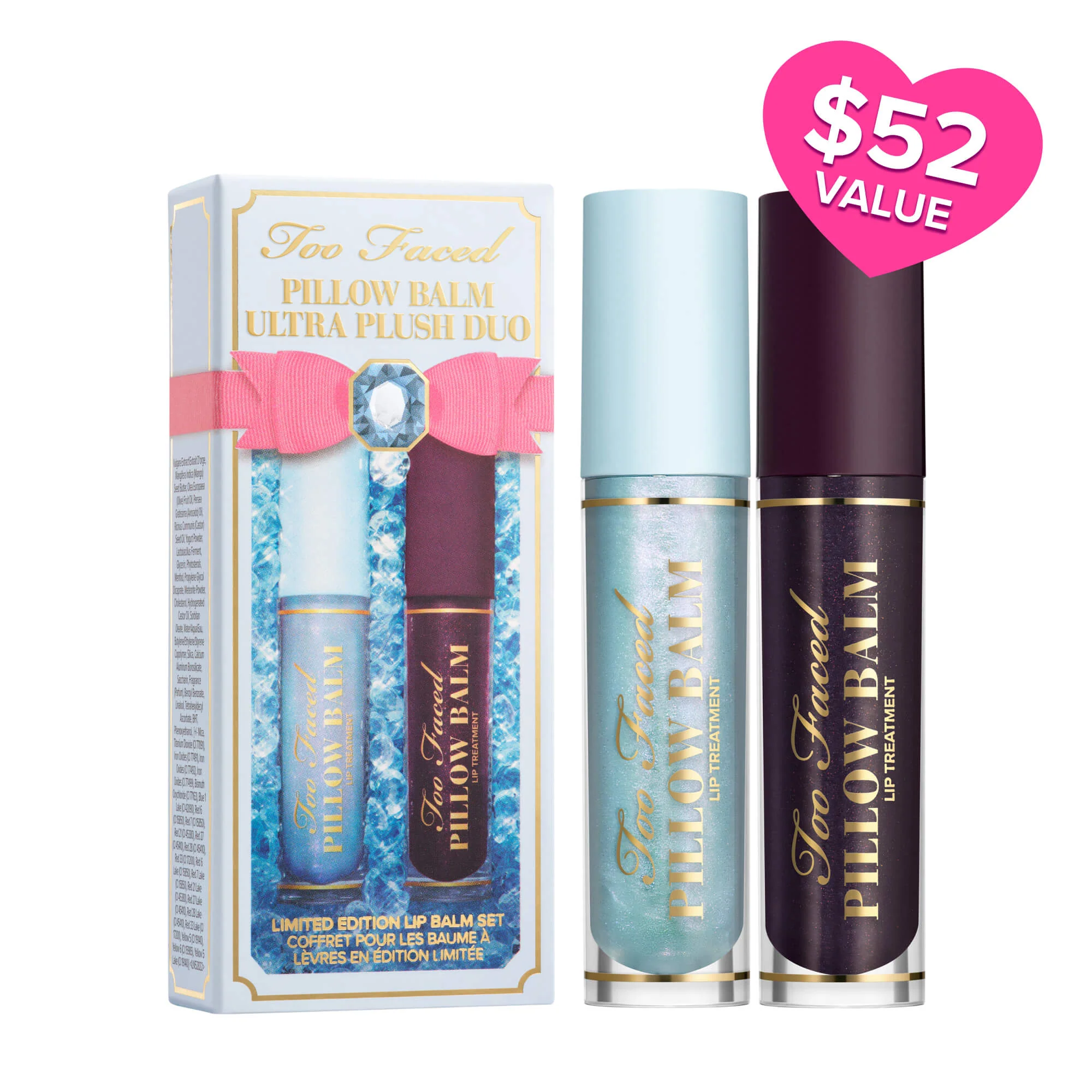 Convenient TOO FACED PILLOW BALM ULTRA PLUSH DUO User-Friendly