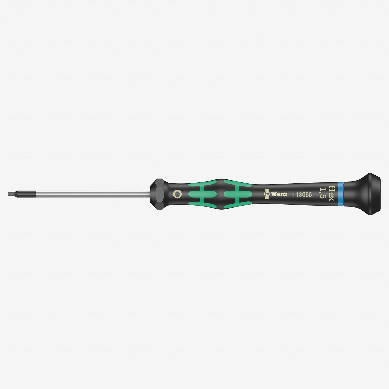Detailed Wera 118066 1.5 x 60mm Kraftform Micro Hex Precision Screwdriver 05118066002 Powerful