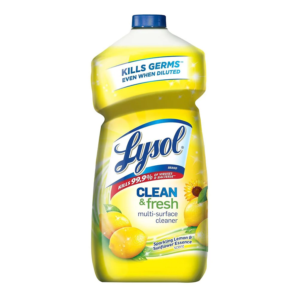Lightweight Lysol All Purpose Cleaner And Disinfecting Needs Lemon Breeze - 40 Oz Sustainable