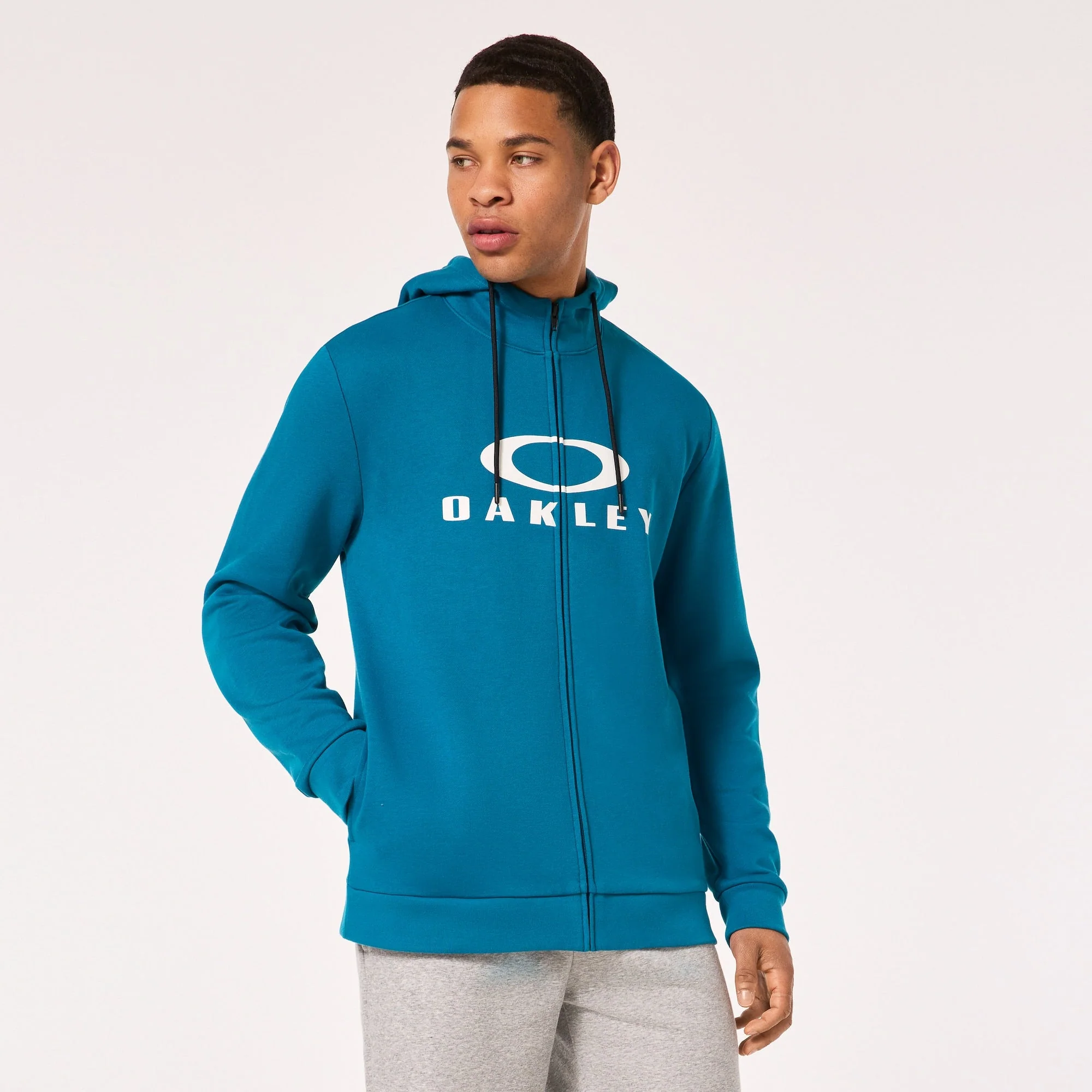 World-Class Oakley Men's Bark Fz Hoodie 2.0 Blue Functional