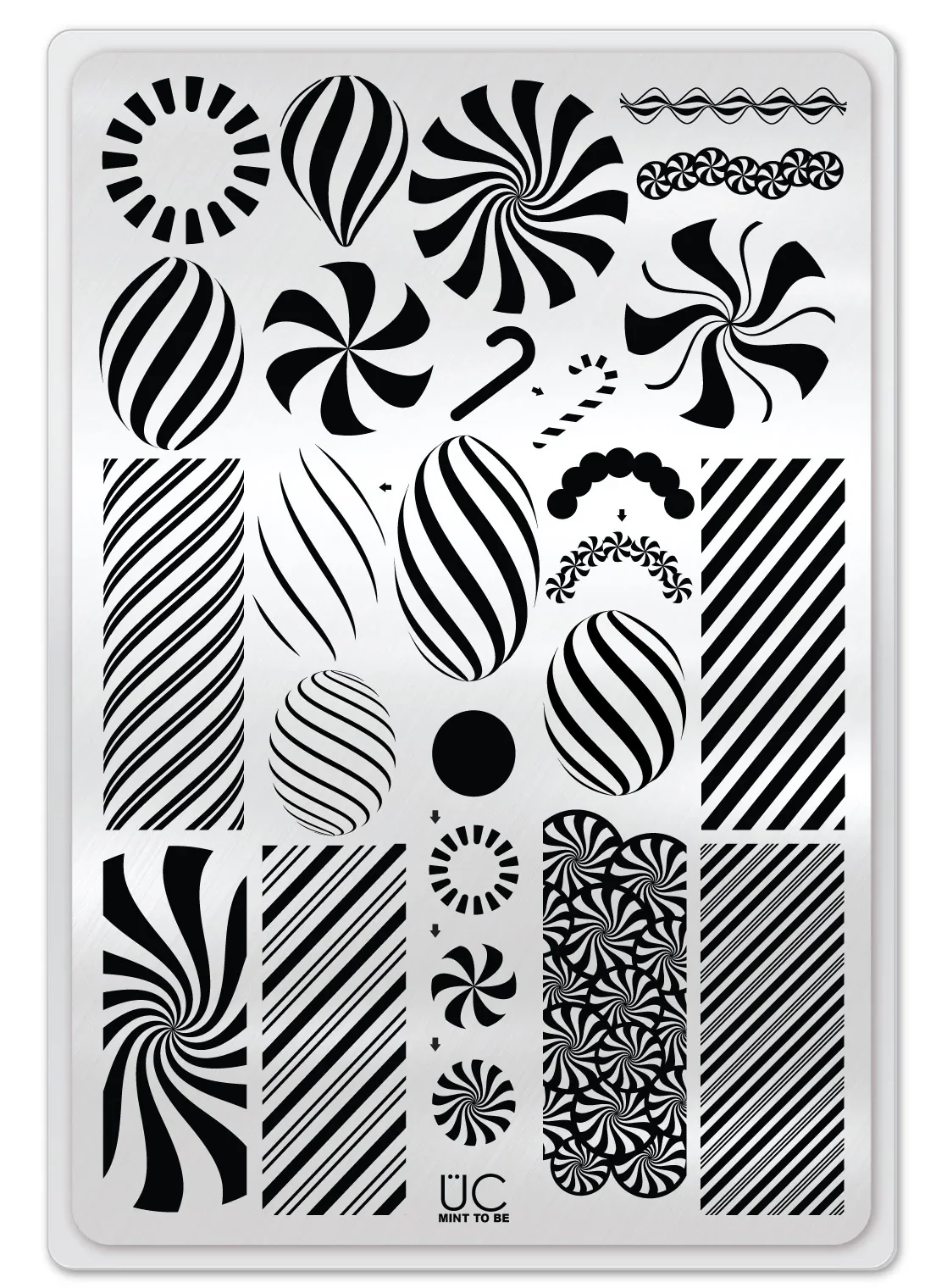 Premium Material Mint To Be - Uber Chic Stamping Plate Proven