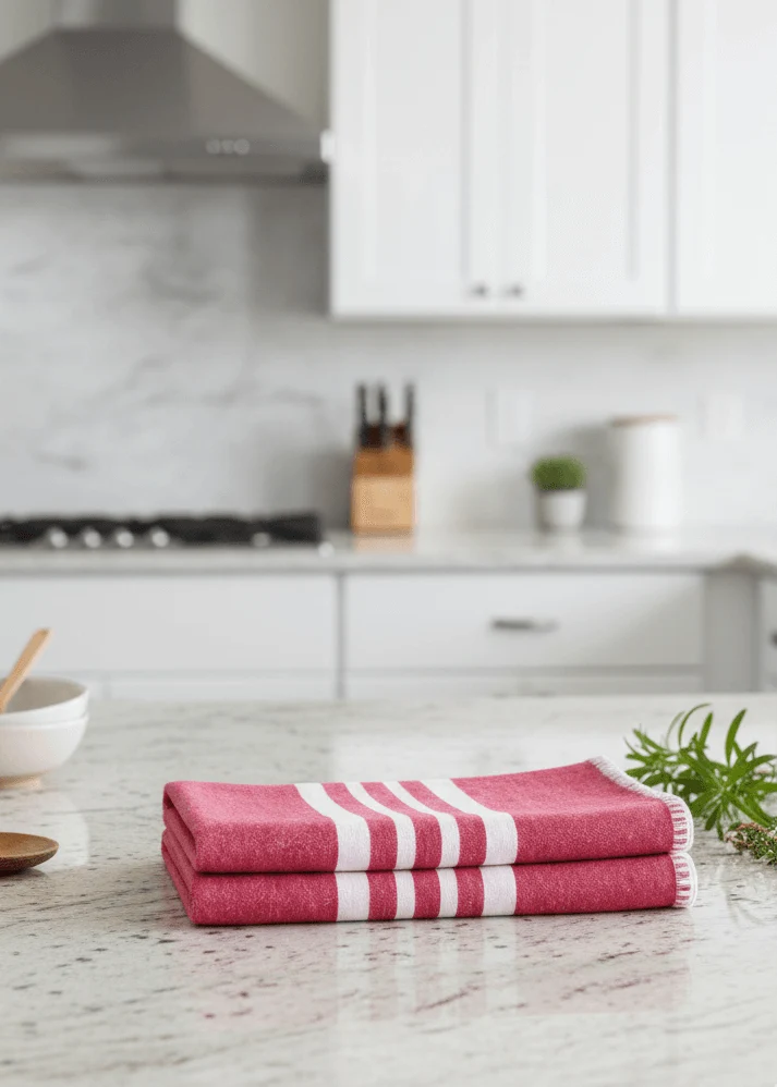 Specialty Farmhouse Hand Towel Without Fringes Set of 2 Expertly Made