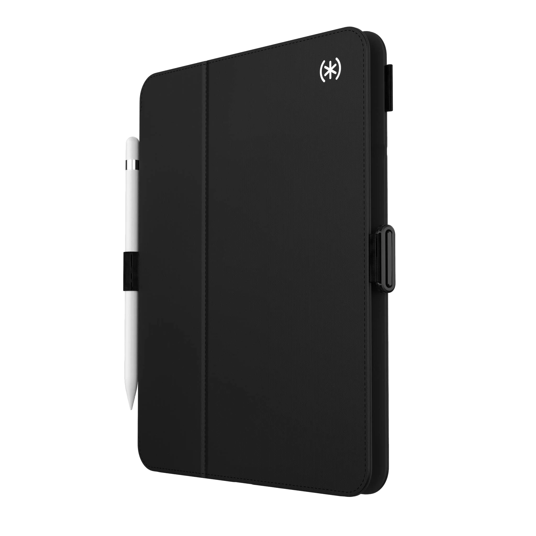 Expertly Made Speck Case for Ipad Pro 10th Generation 10.9 Inch - Drop Camera Protection Slim Multi Range Stand Apple Pencil Holder - Black Black White Stylish