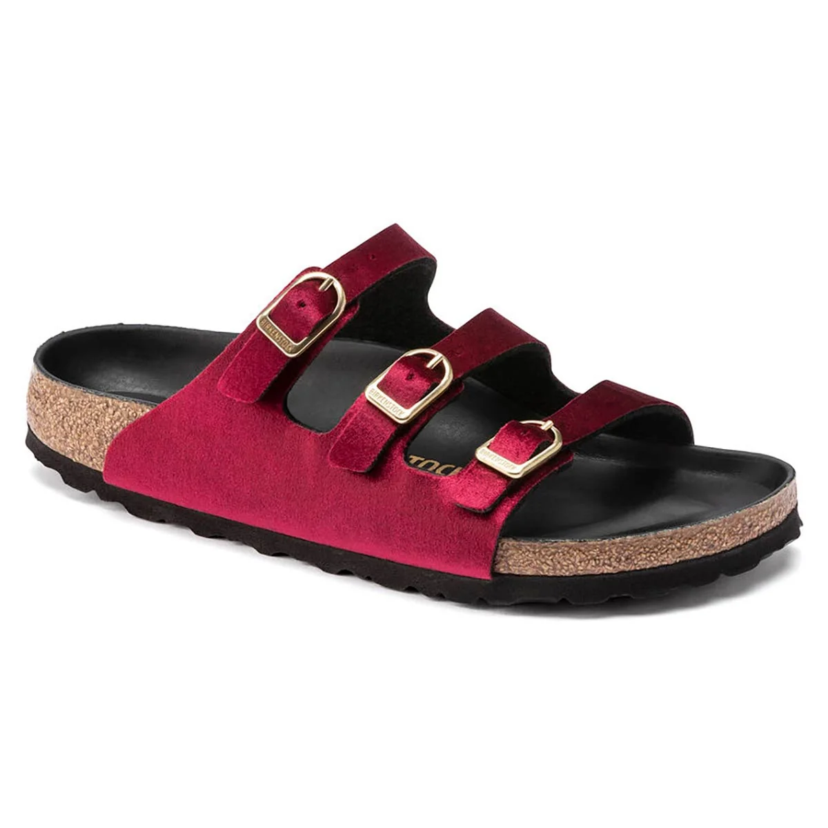 Sustainable Birkenstock Women's Florida Velvet Sandals Consistent