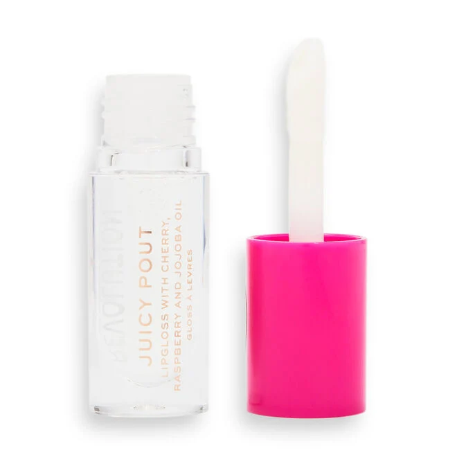 Breathable Makeup Revolution Juicy Pout Lip Gloss Coconut Natural