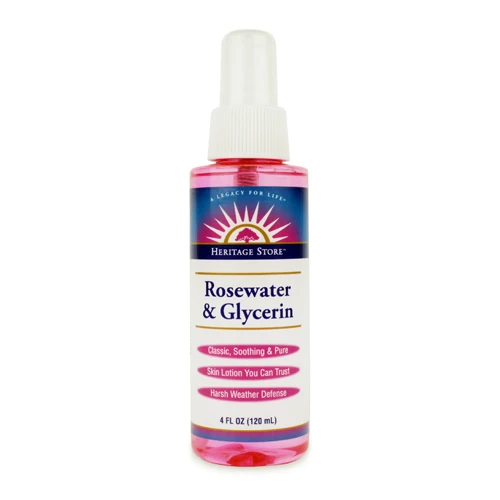 User-Friendly Heritage Store Rosewater and Glycerin Hydrating Facial Mist 4Oz 118ml Elite