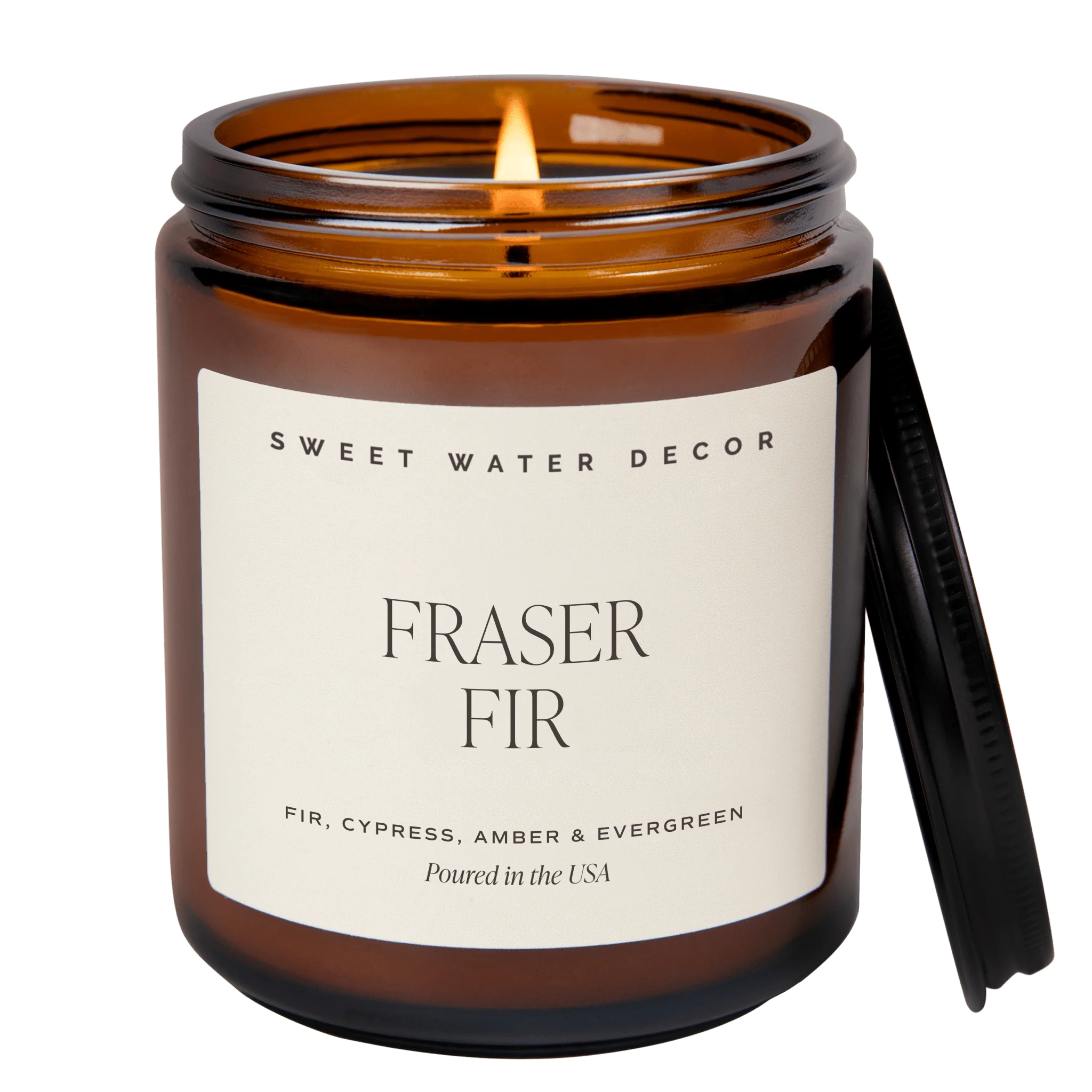 World-Class Fraser Fir Soy Candle - Amber Jar - 9 oz Relaxed