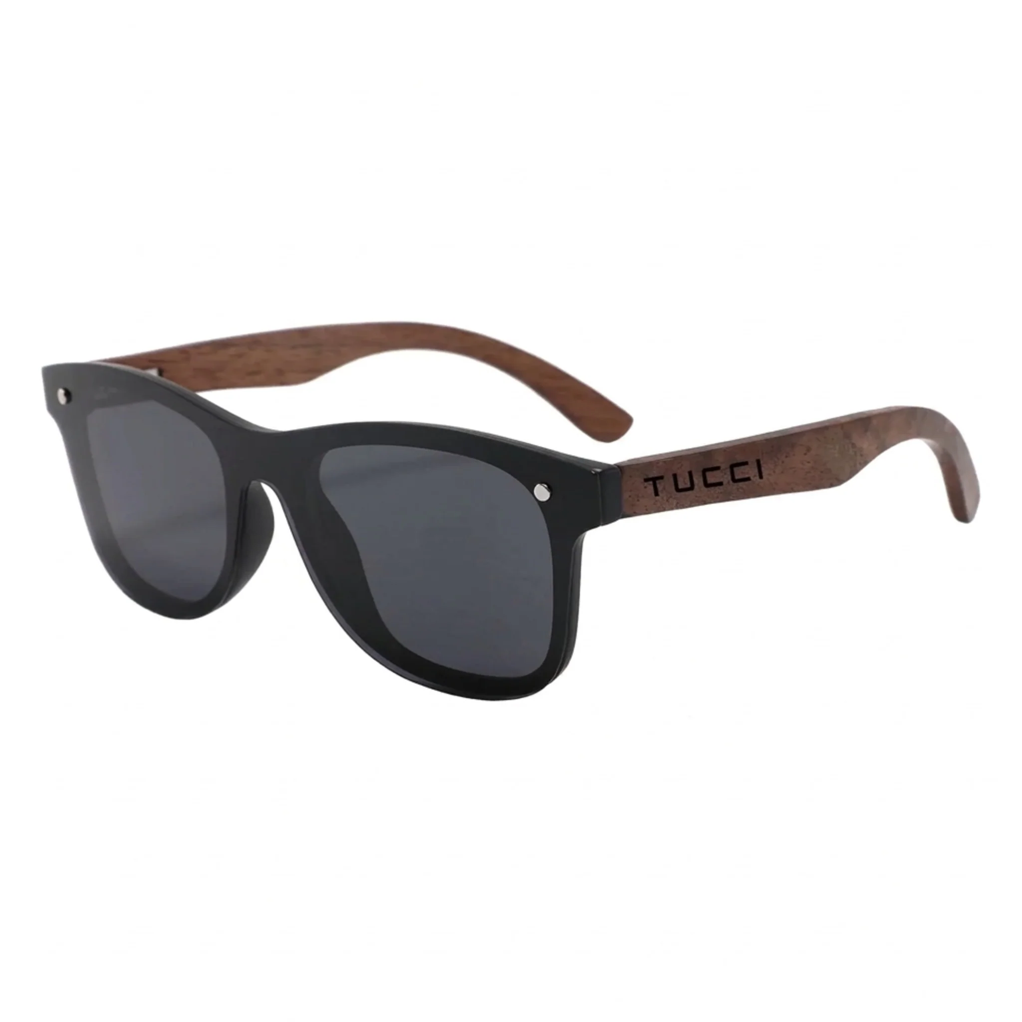 Refined TUCCI Italy Dark Polarized UV400 Sunglasses Premium UV Protection Design Exclusive