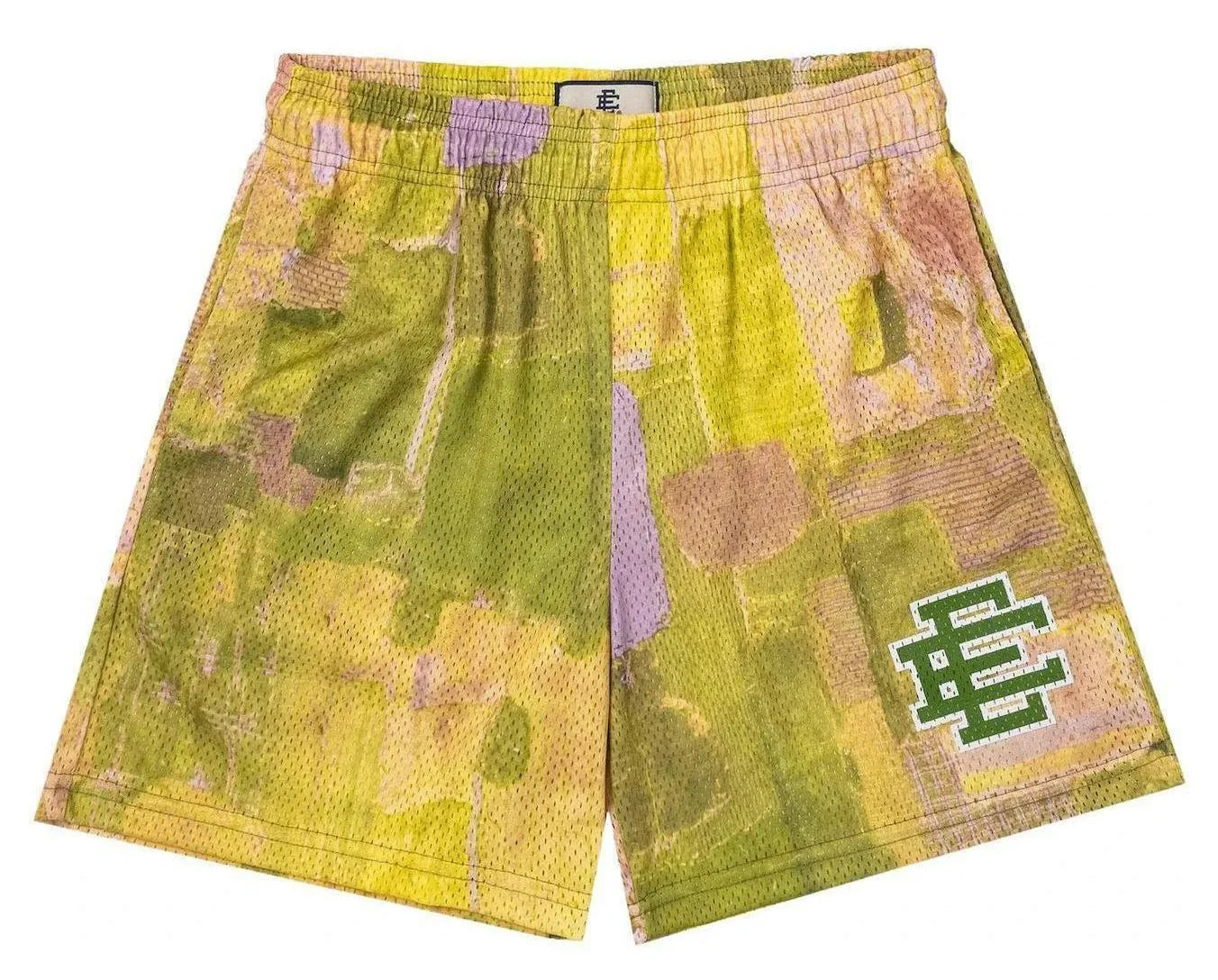 Top-Quality Eric Emanuel Men's Ee Basic Short Yellow Boro Patchwork User-Friendly