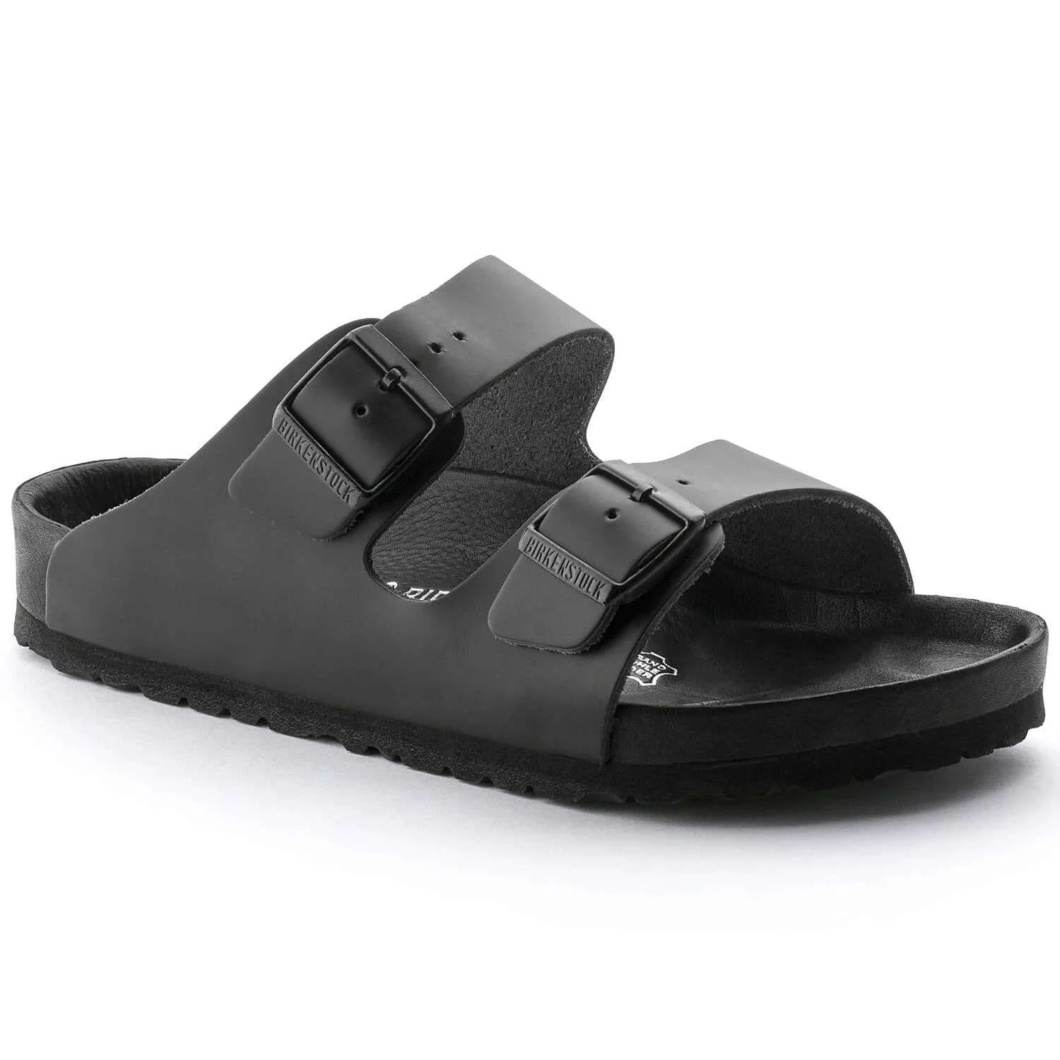 Official Birkenstock Monterey Natural Leather Exquisite Black Sandals High-Quality