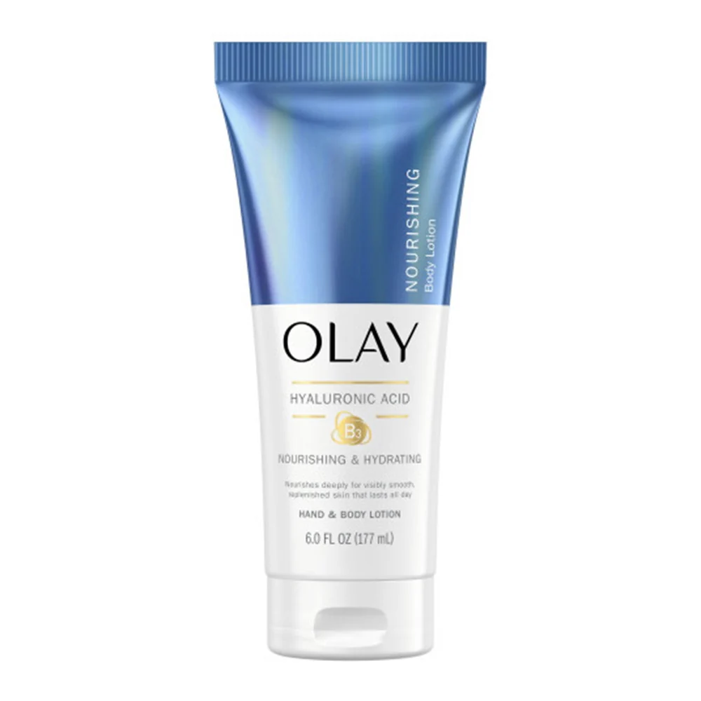 Trendy Olay Nourishing Hydrating Hand and Body Lotion with Hyaluronic Acid 6 Oz Consistent