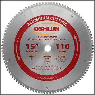 Responsible 15 110T Carbide Tip Aluminum Cutting Saw Blade World-Class