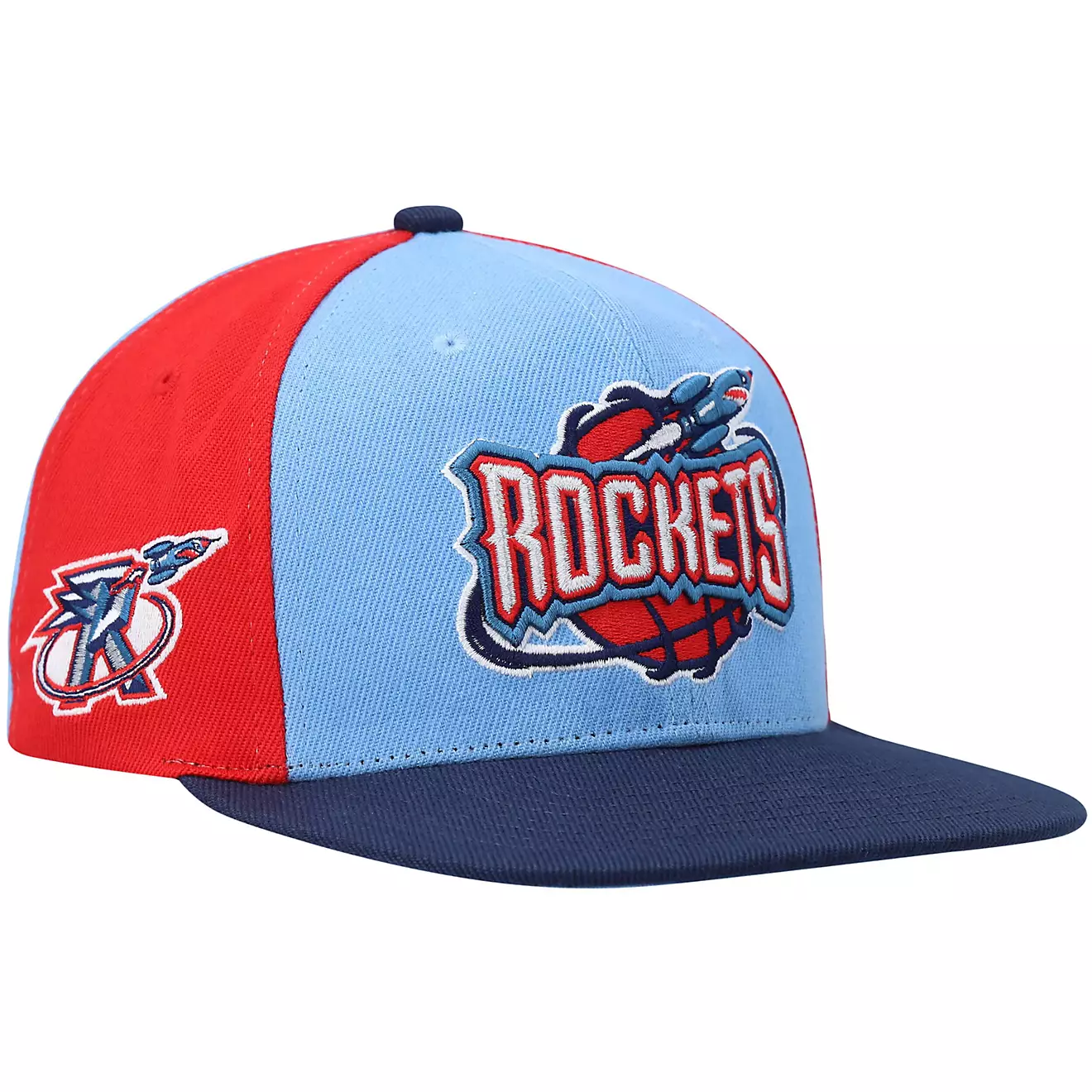 Detailed Mitchell Ness Men's NBA On The Block Snapback Hwc Rockets Snapback Caps Environmentally Friendly