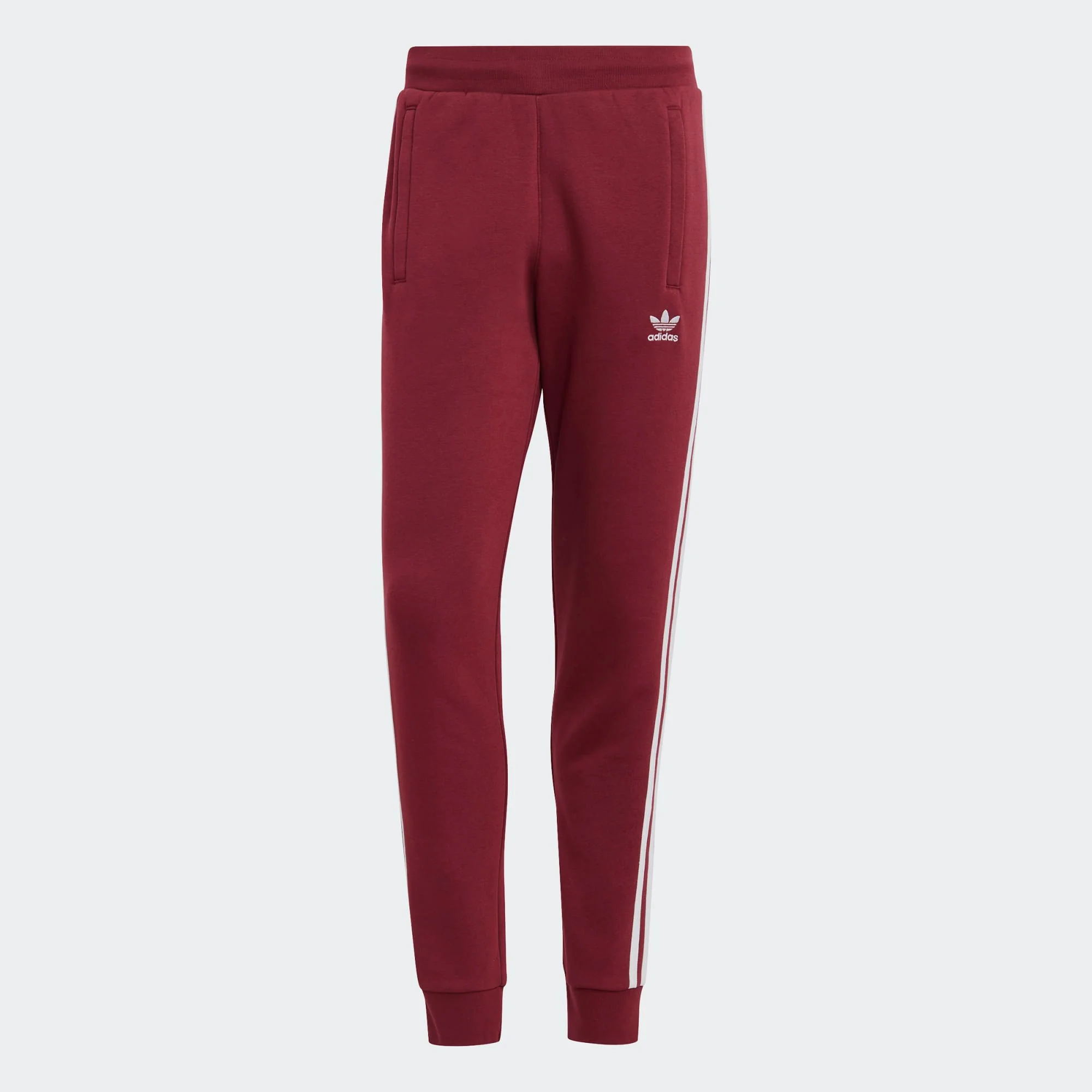 Superior adidas Men's Adicolor 3-Stripes Maroon Sweatpant Joggers Elegant
