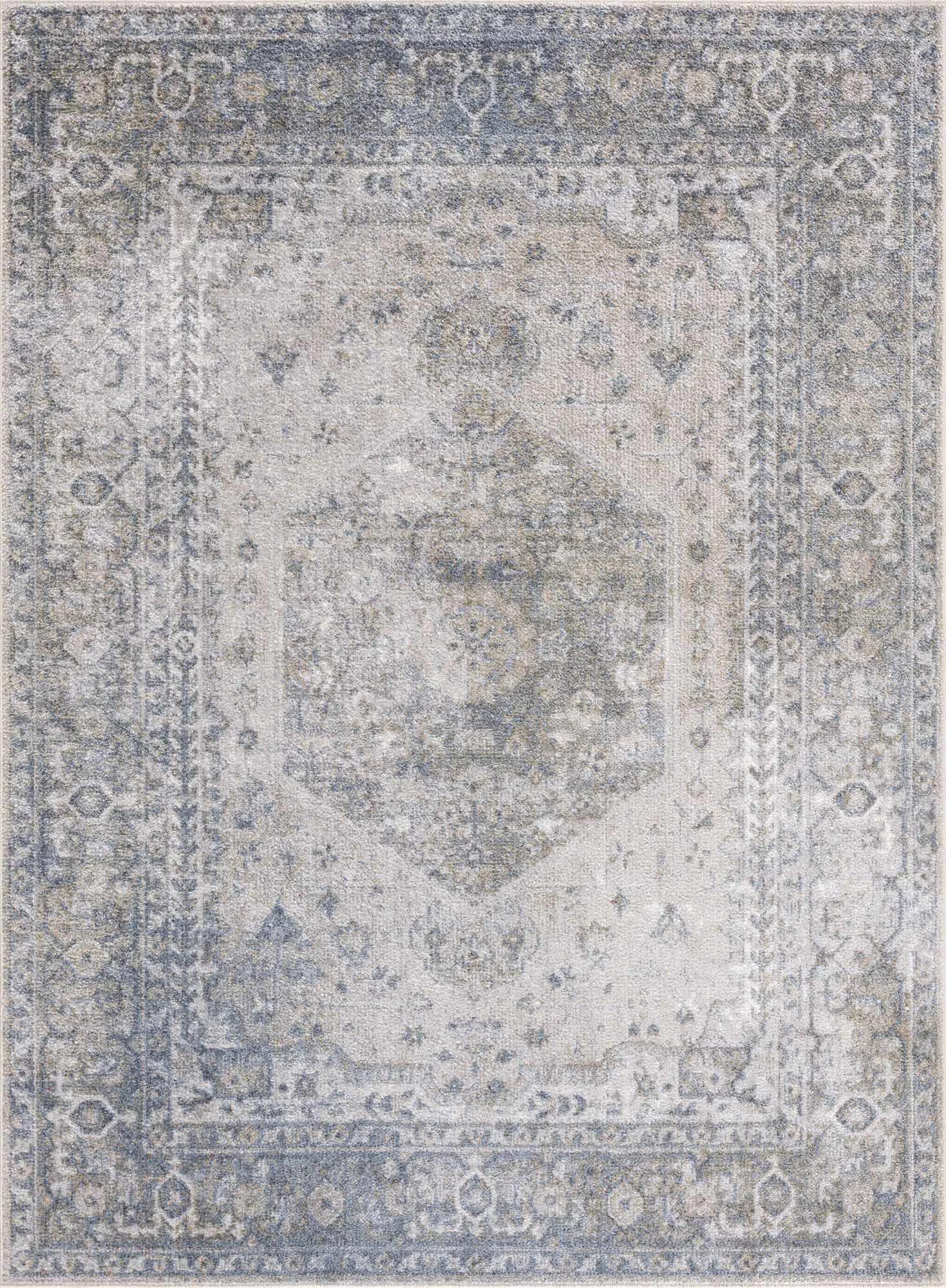 Enhanced Gael Blue Boutique Washable Rug Pure