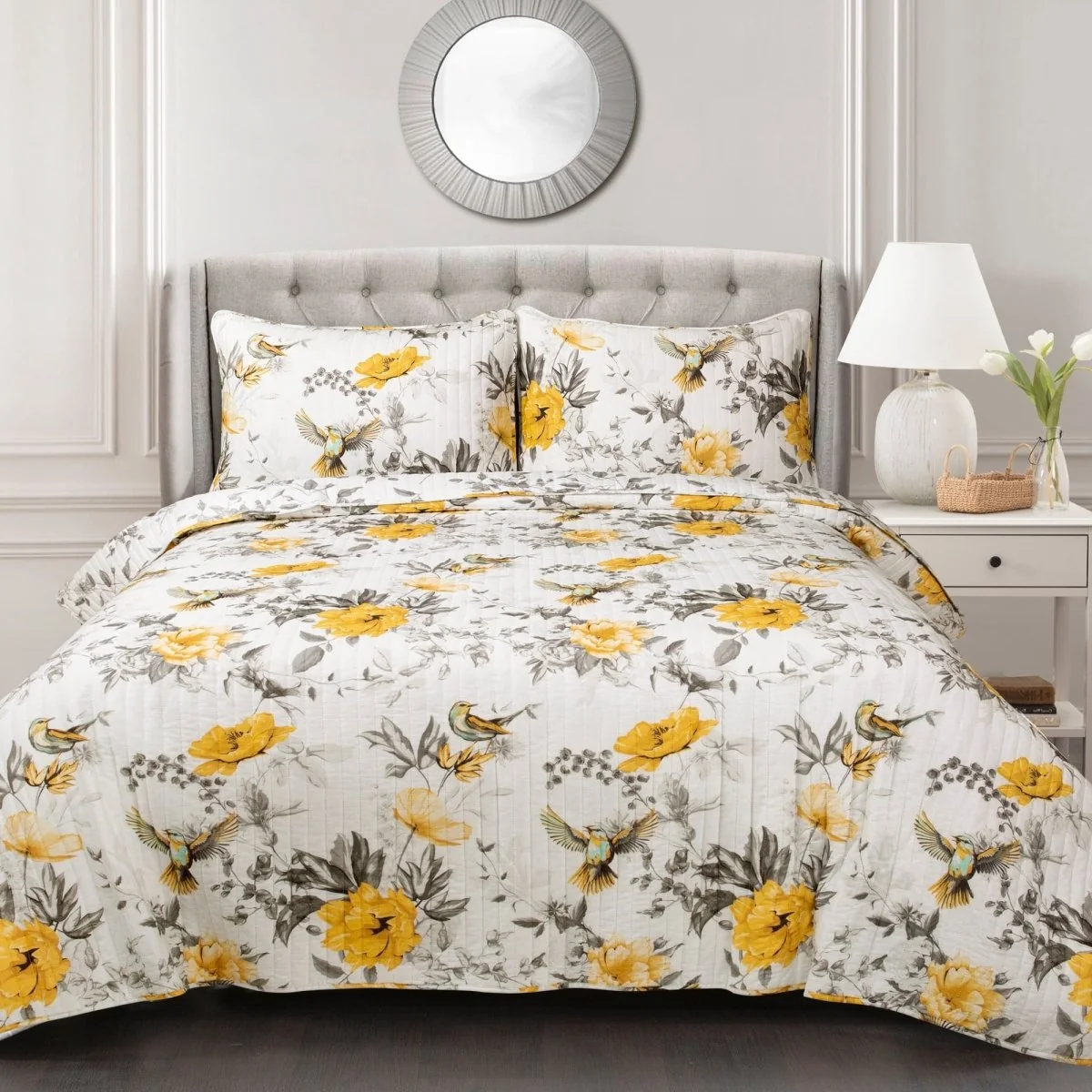 Versatile Penrose Floral 3 Piece Quilt Set Unique