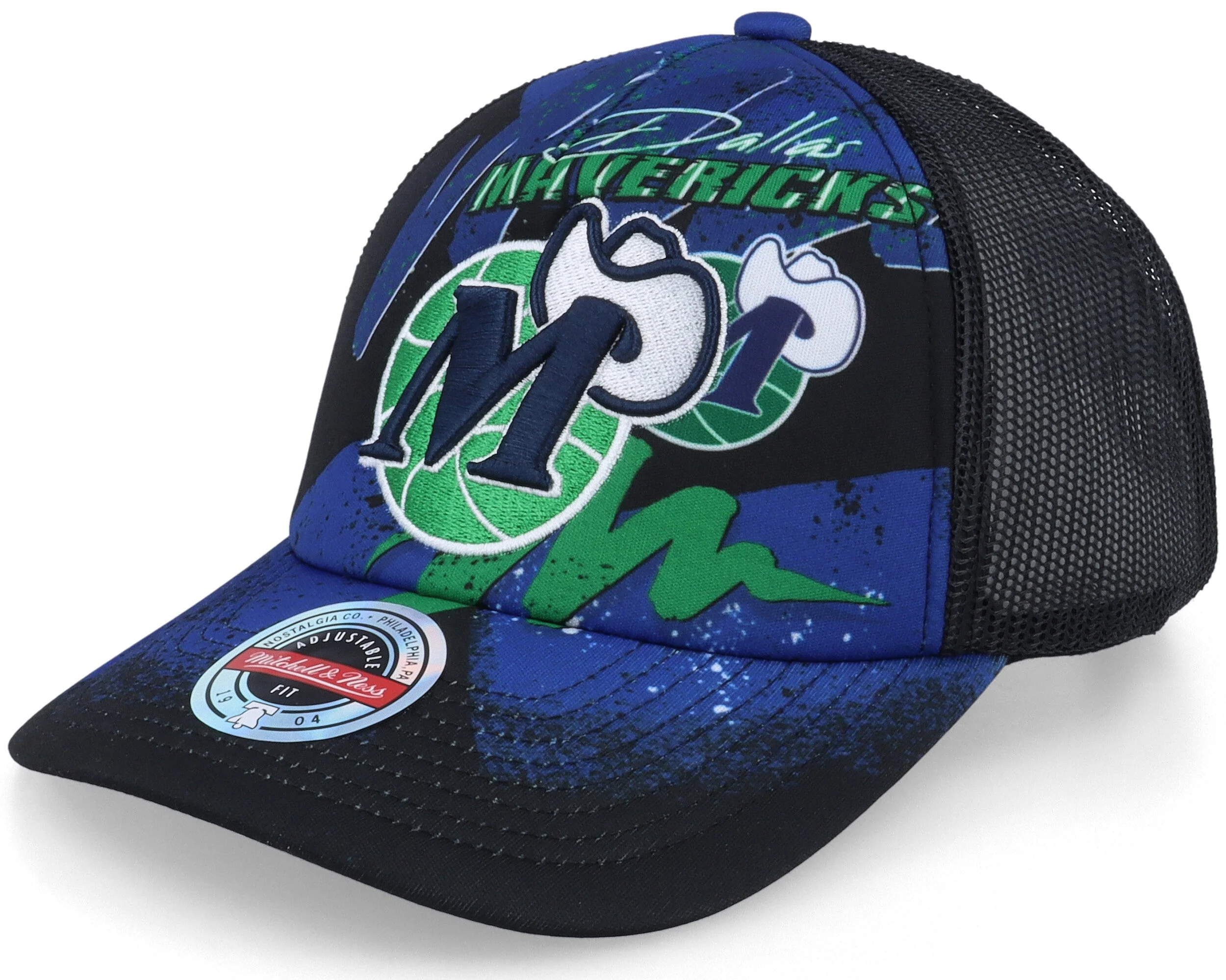 Versatile Mitchell Ness Men's NBA Dallas Mavericks Hyper Trucker Snapback Top-Quality