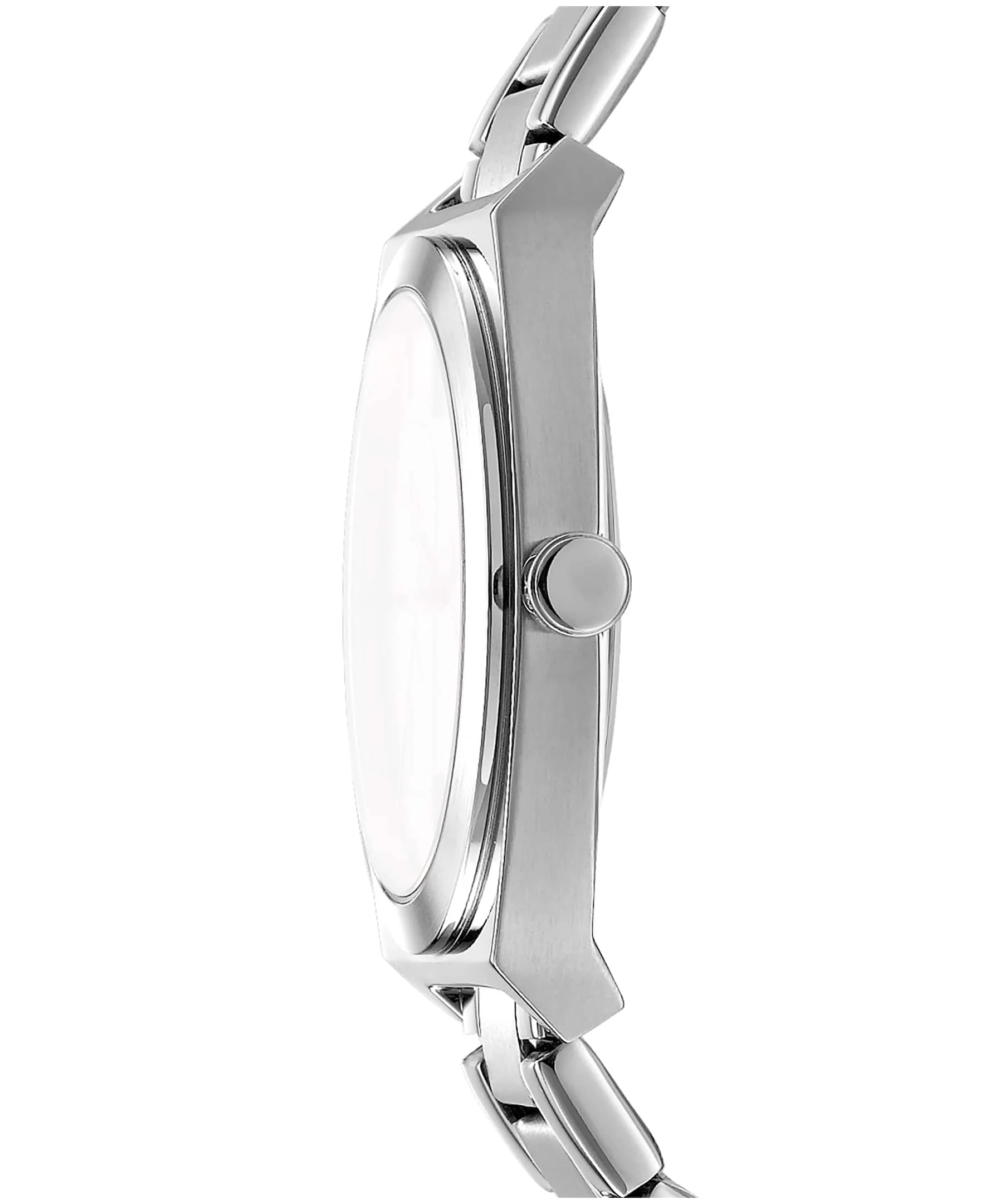 World-Class Dkny Women Watch Silver Color Case Silver Dial Stainless Steel Metal Bracelet 3 Hands 5 Atm Responsible