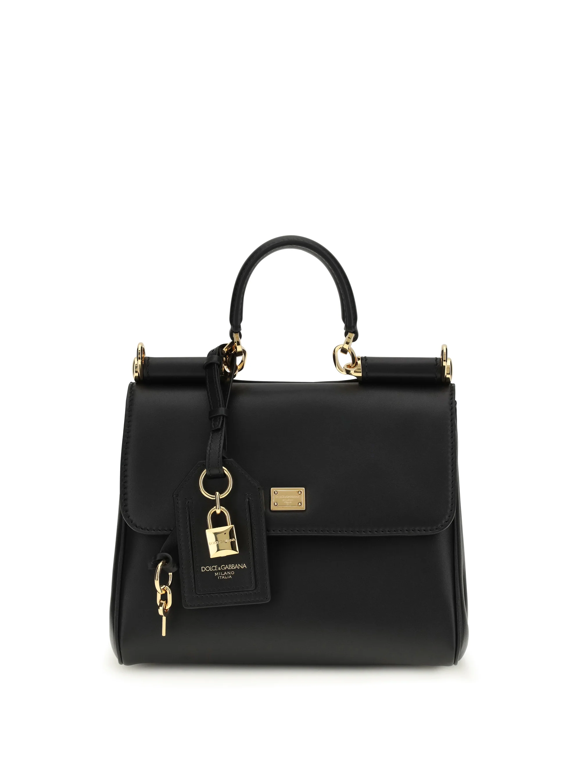 Superior Shoulder Bag My Sicily Black Leather Elite