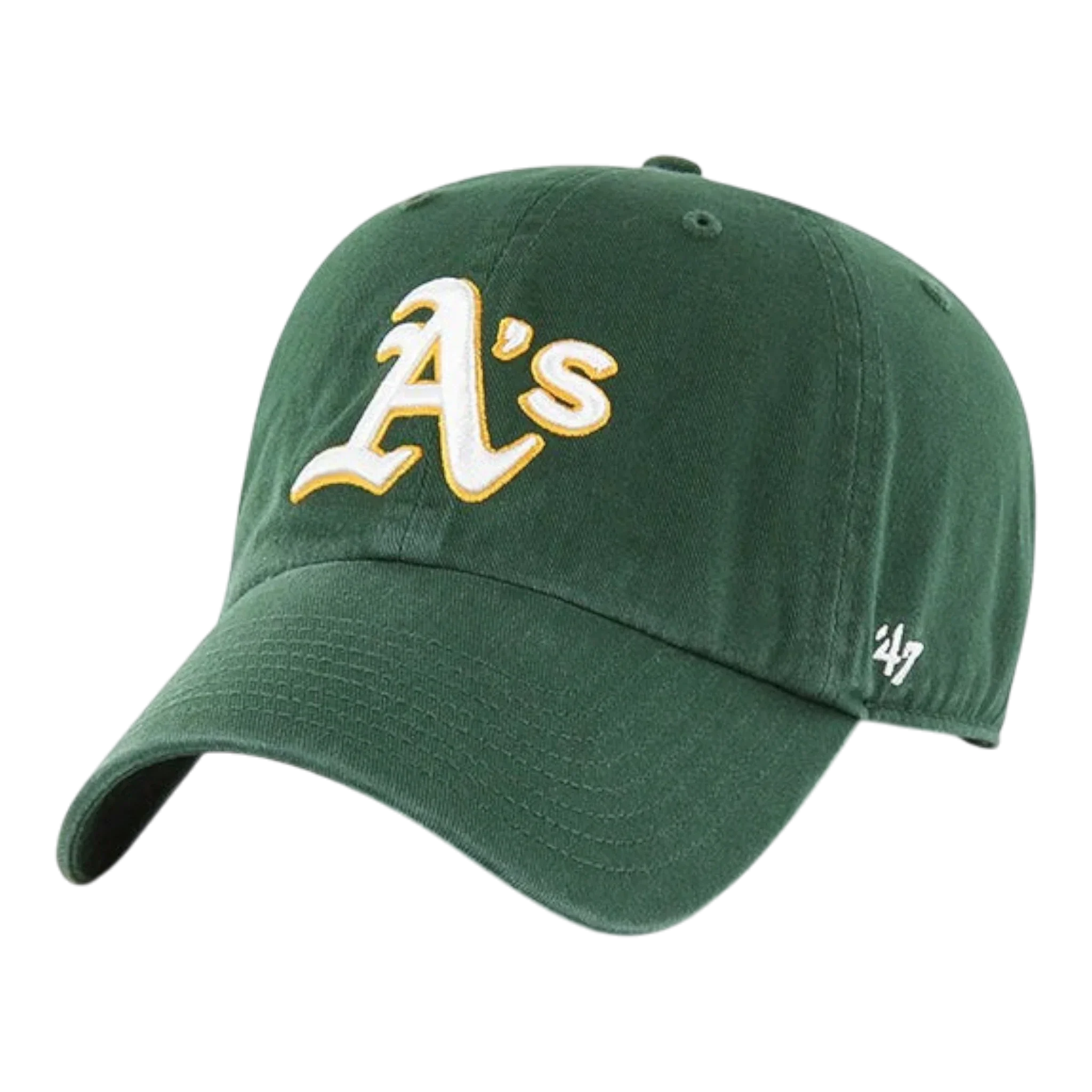 Dependable 47 Brand Clean Up Athletics Strapback Hat — Dark Green Adjustable Cap Long-Lasting