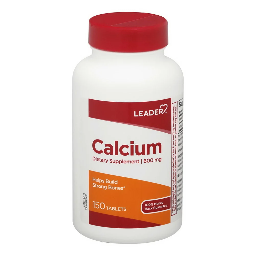Durable Leader Calcium Dietary Supplement Tablets 150 Ea Casual