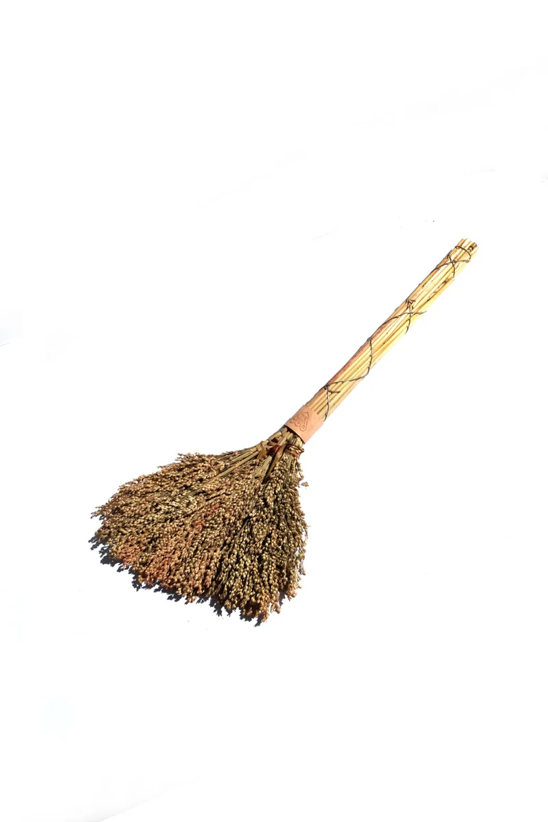 Authentic sorghum broom - small Next-Generation