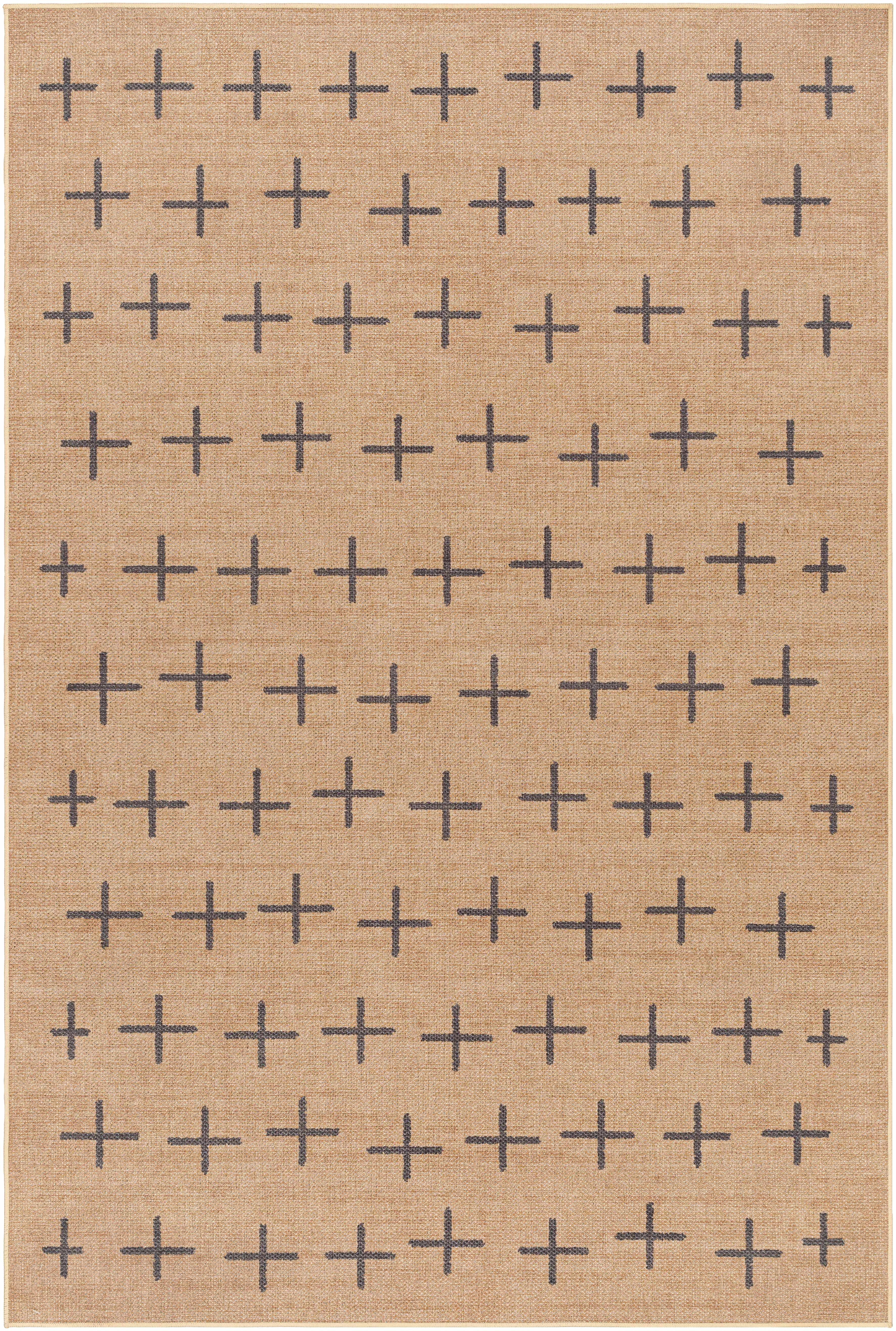 Professional Haimi Black Washable Jutely Rug - Sophisticated