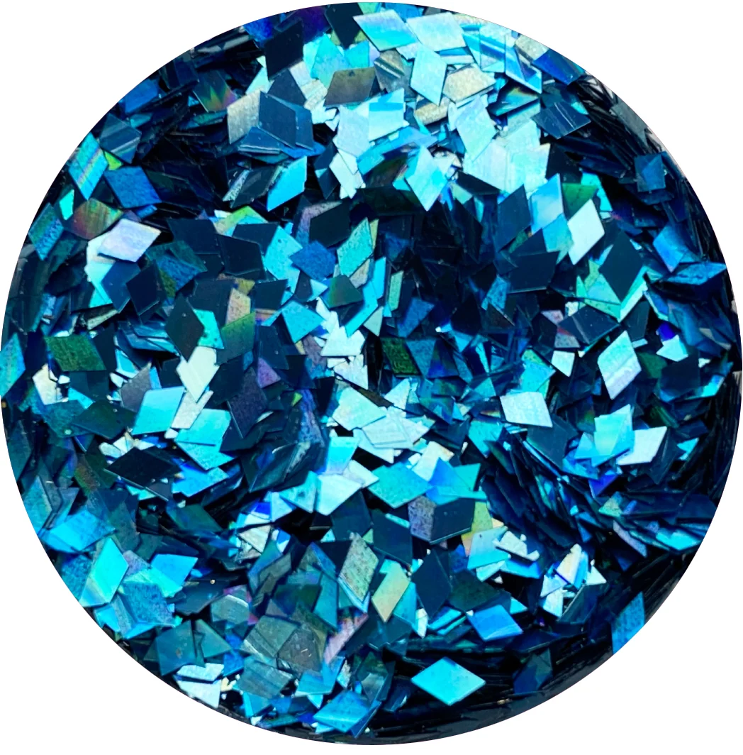 Reusable Holo Blue Diamond Confetti Glitter Safe