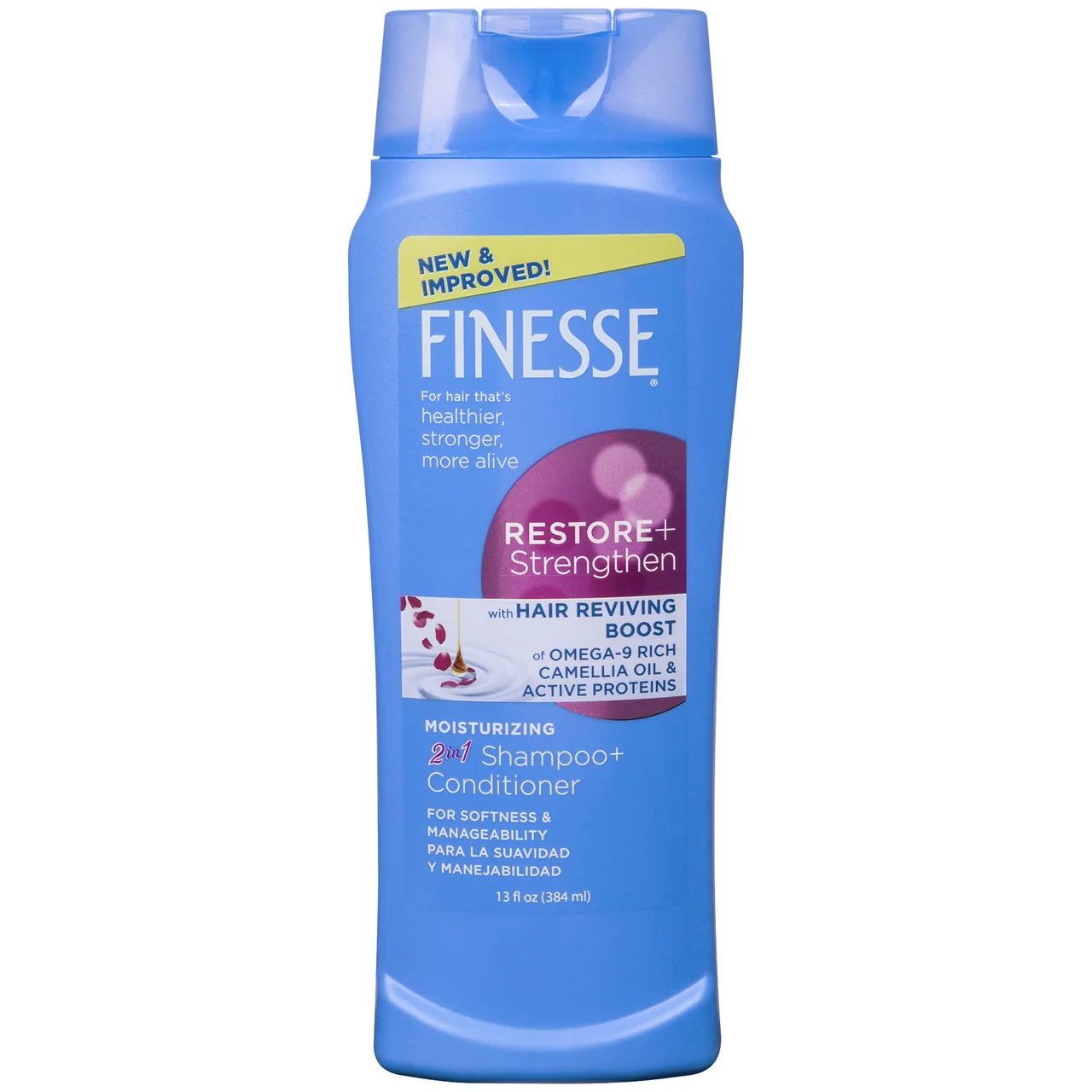 Sustainable Finesse Self Adjusting Moisturizing Hair 2-In-1 Shampoo And Conditioner 13 Oz Selected