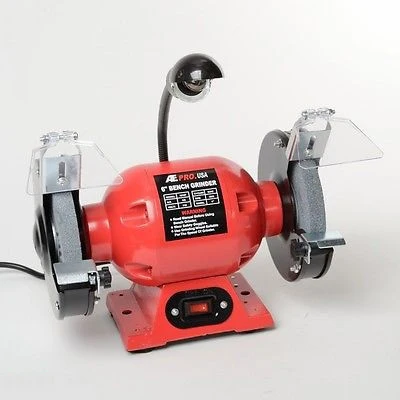 Fashionable 6 Electric Bench Mounted Mount Table Benchtop Machine Grinder with Light Lamp User-Friendly