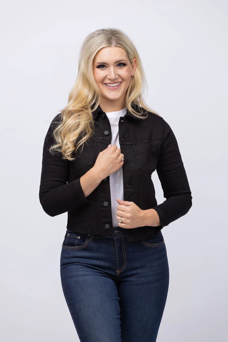 Unique L'AGENCE Janelle Jacket in Saturated Black Fast