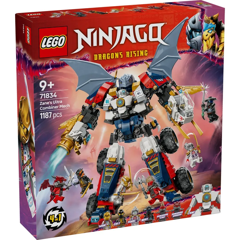 Expertly Made Ninjago Zane's Ultra Combiner Mech Sophisticated