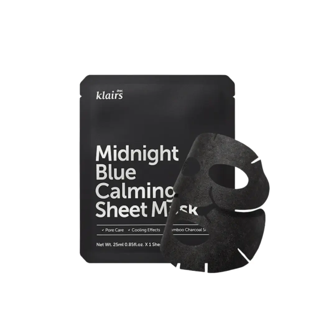 Traditional Dear Klairs Midnight Blue Calming Sheet Mask Excellent