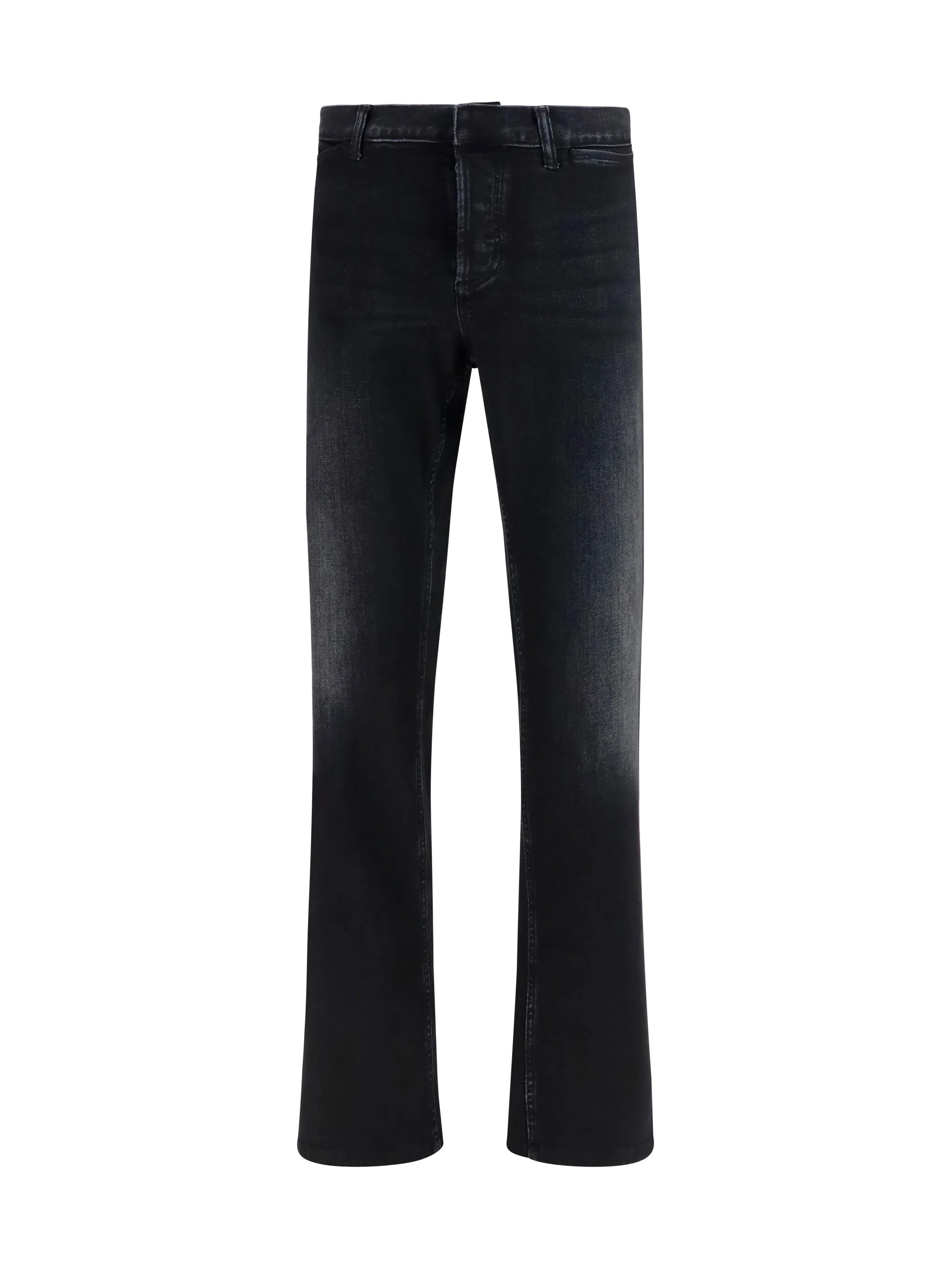 Comfortable Jeans Stretch Cotton Black Fine Crafted